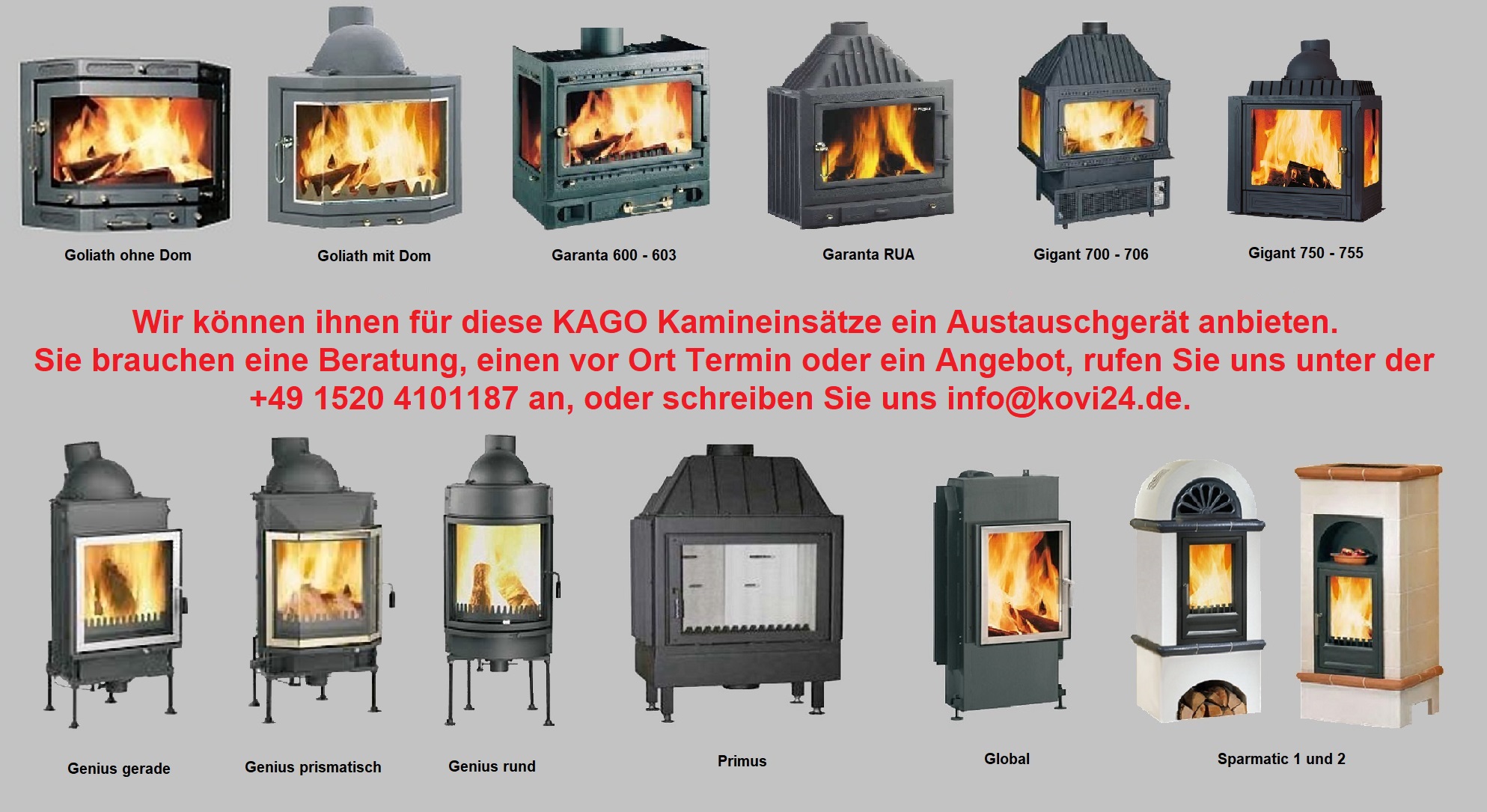 Kaminofen KAGO Modell Goliath Handbuch 