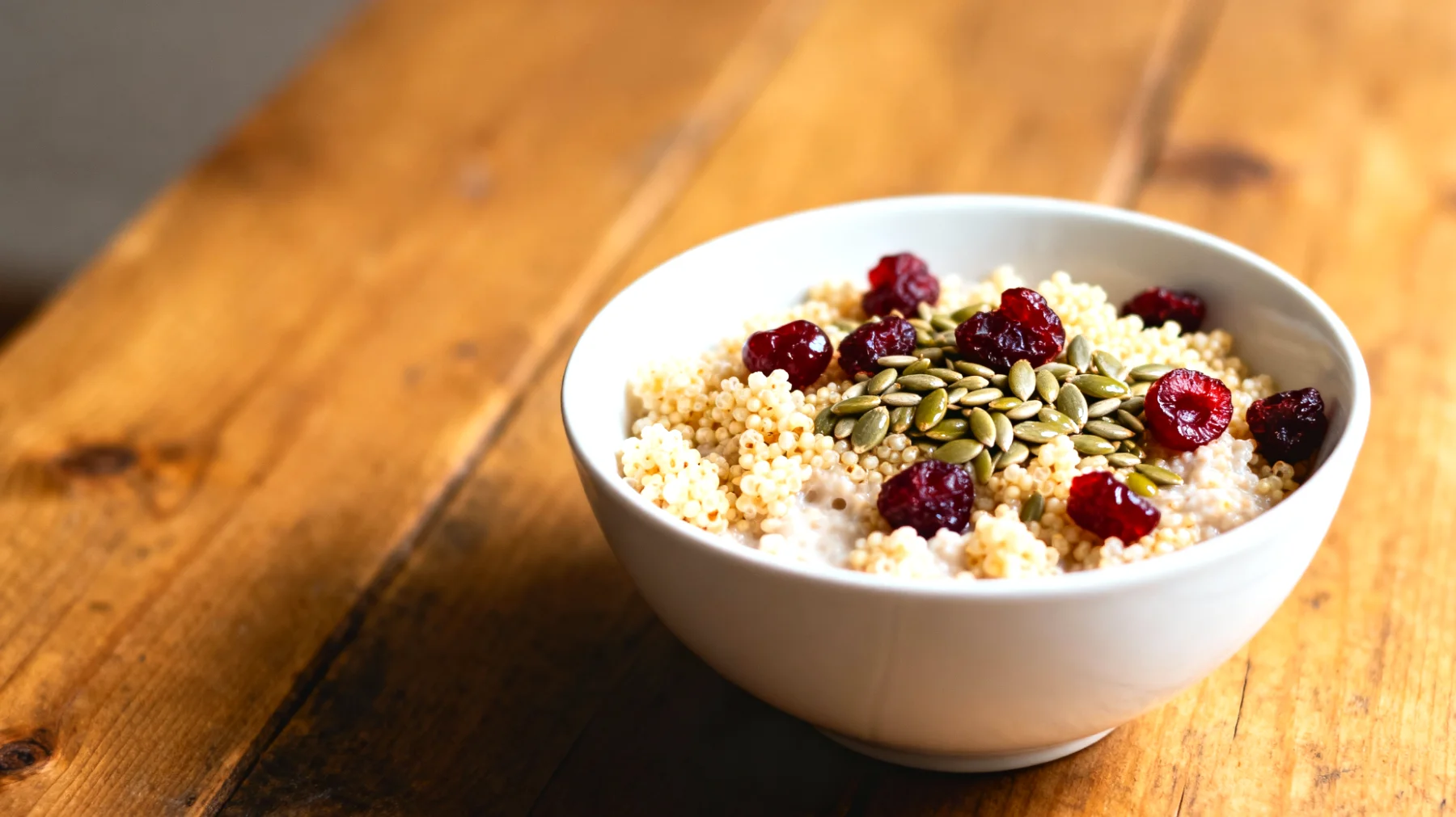 Amaranth-Pops mit Hanfsamen und getrockneten Sauerkirschen"
