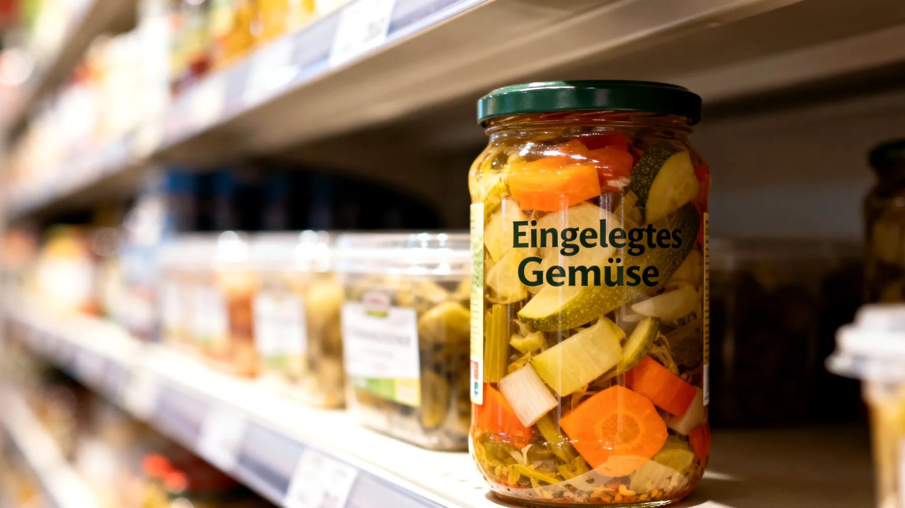 Eingelegtes Gemüse"