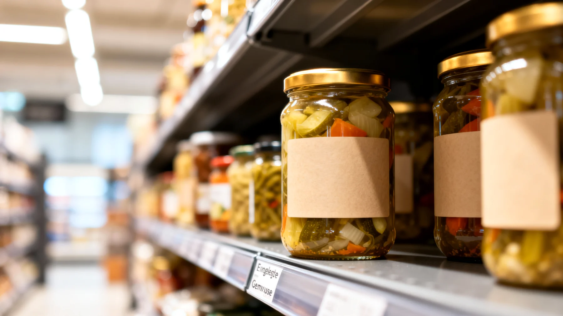 Eingelegtes Gemüse"