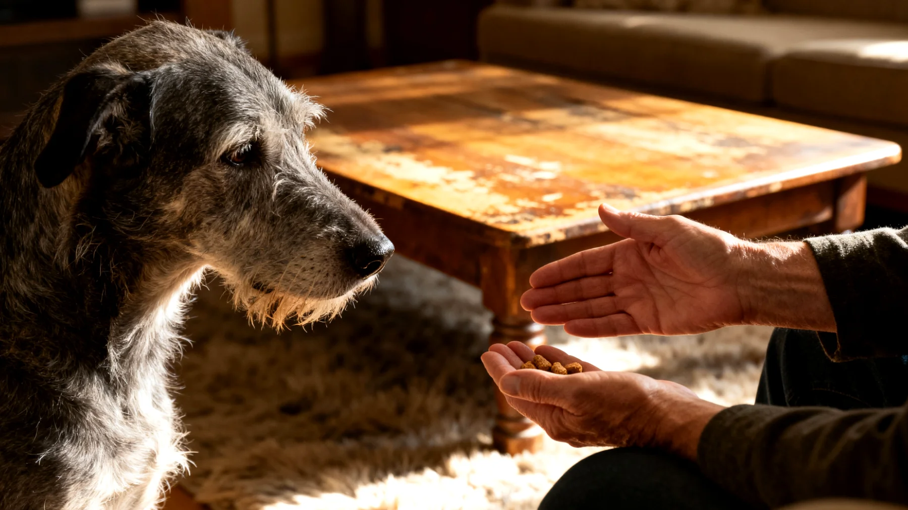 Ältere Hunde zeigen oft Verhaltensänderungen und benötigen angepasste Trainingsmethoden, da ihre kognitiven Fähigkeiten nachlassen können und körperliche Einschränkungen das traditionelle Training erschweren"