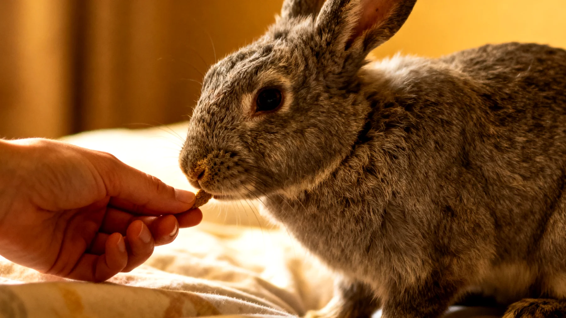 Ältere Kaninchen leiden häufig unter Zahnproblemen, Arthrose und reduzierter Mobilität, was eine angepasste Gesundheitsvorsorge und spezielle Pflege erfordert"