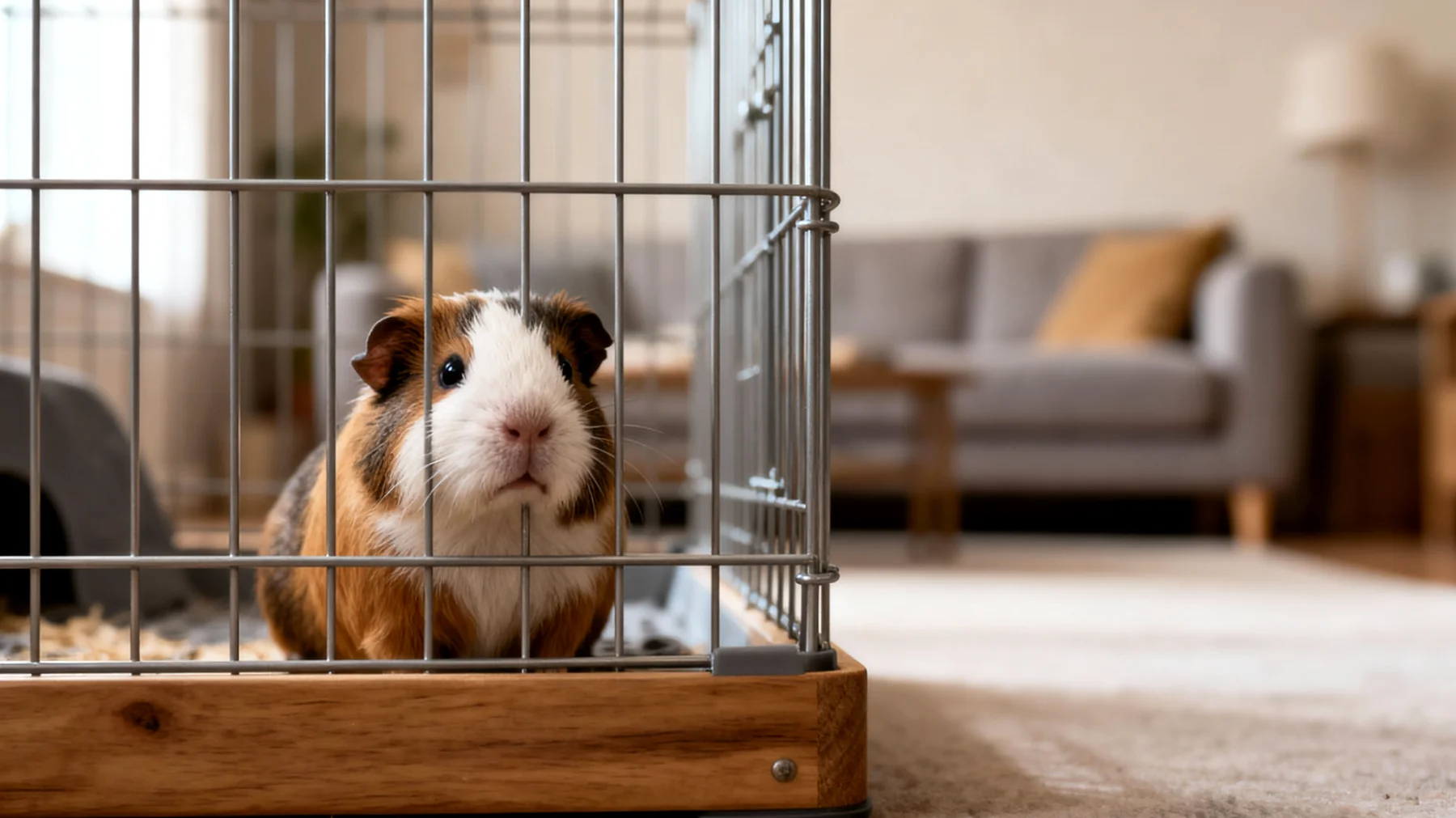 Meerschweinchen können in der Wohnung nicht ausreichend trainiert werden, da es an geeigneten Methoden und Verhaltensübungen fehlt, die in begrenzten Innenräumen umsetzbar sind"