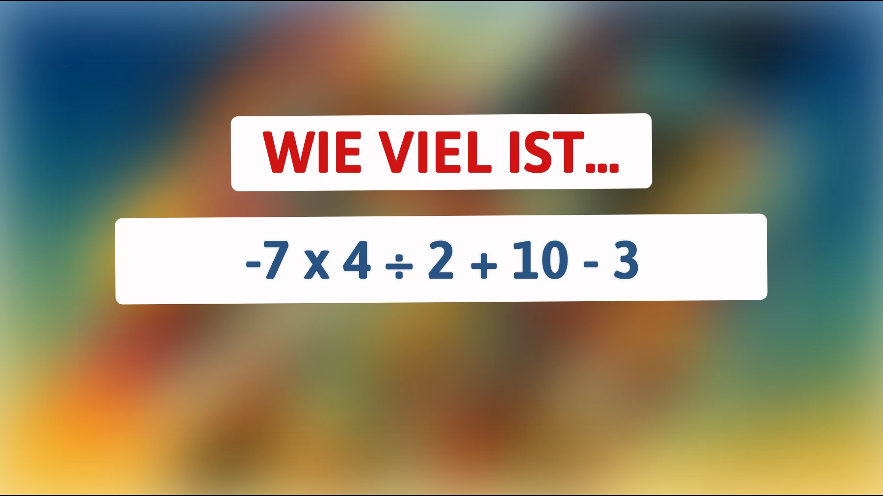 Nur 1% der Menschen können dieses mathematische Rätsel lösen: Bist du einer von ihnen?"