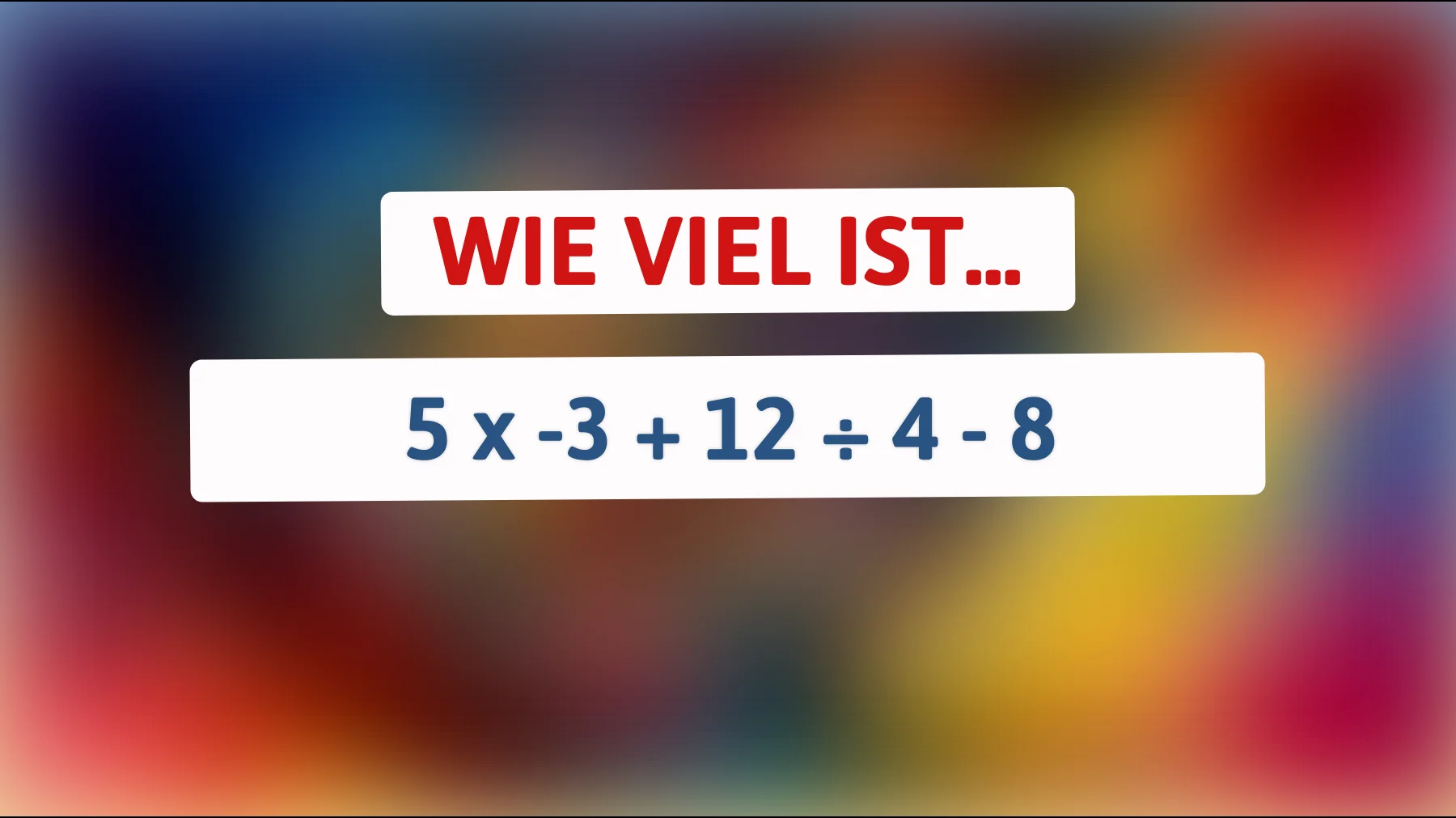 Nur 1% der Menschen können es lösen: Schaffst du es, dieses Zahlenrätsel zu knacken?"