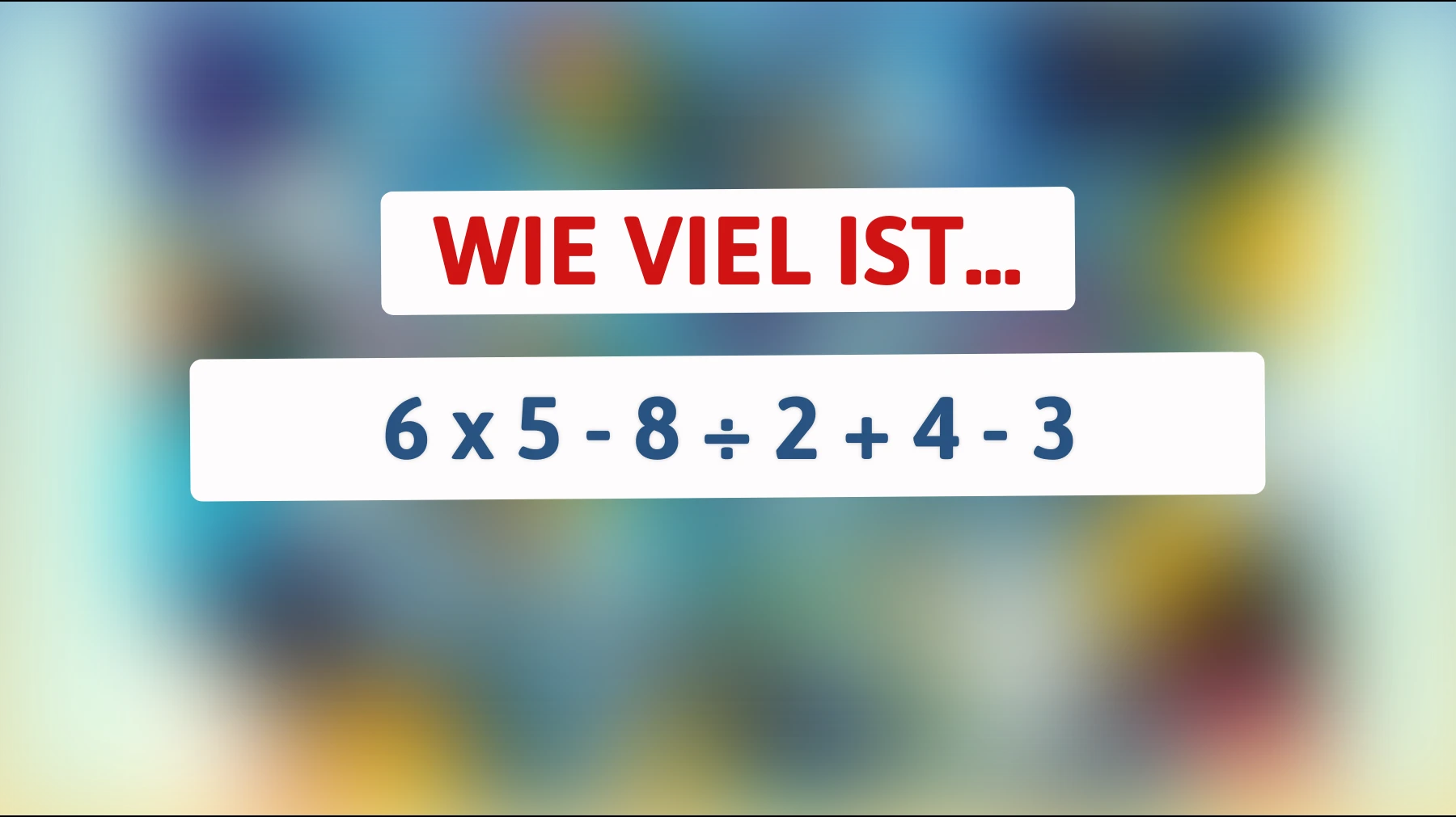 Nur GENIES können diese mathematische Herausforderung lösen: Kannst du das Rätsel knacken?"