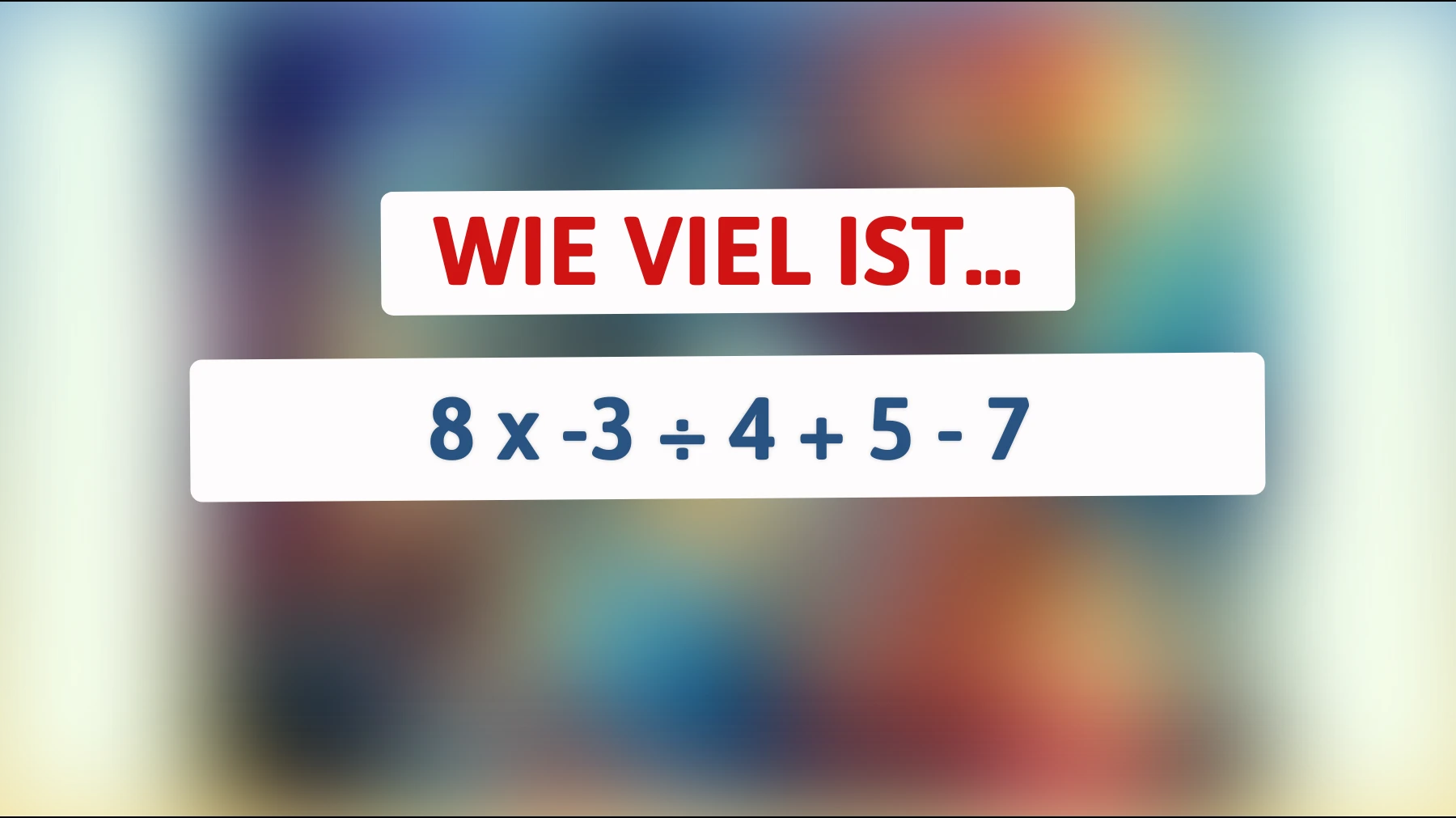 Nur die Genialität in dir kann dieses mathematische Rätsel lösen! Bist du bereit, dich der ultimativen Herausforderung zu stellen?"