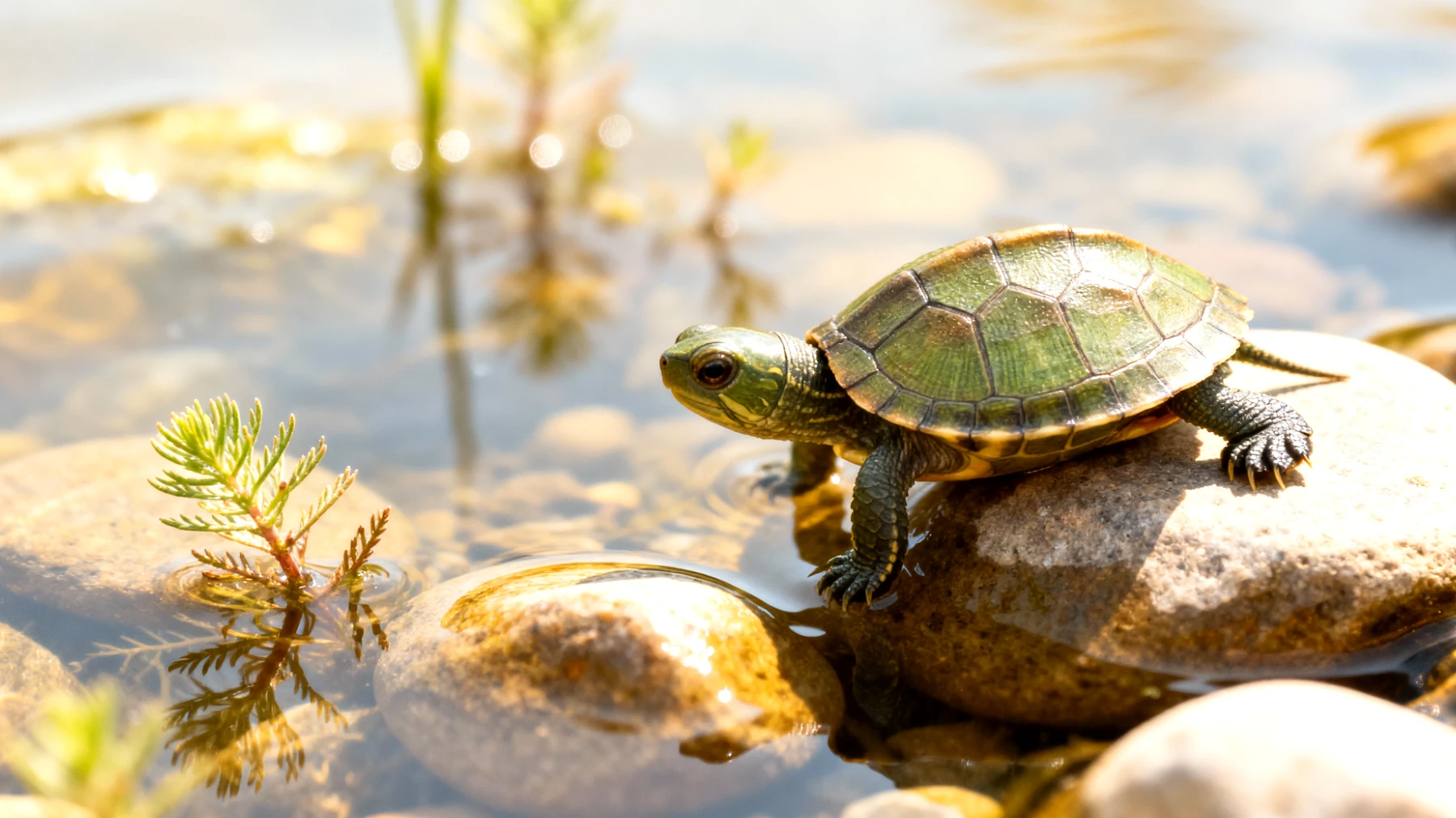 Junge Schildkröten benötigen altersgerechte Beschäftigungs- und Spielmöglichkeiten, die ihre natürlichen Instinkte fördern und gleichzeitig ihre sichere Entwicklung unterstützen, ohne sie zu überfordern"