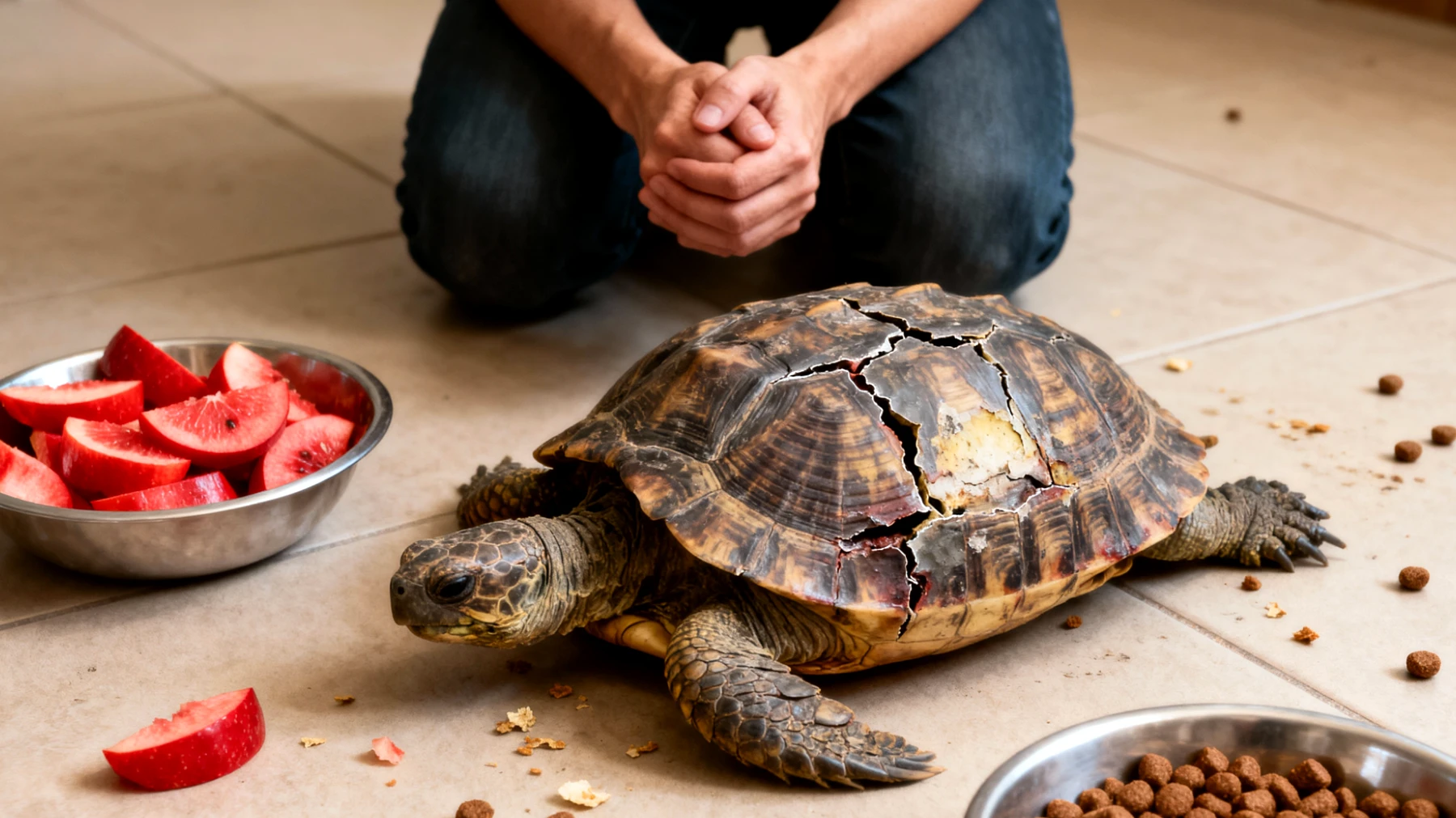 Schildkröten werden nicht kastriert, daher ist die Erstellung eines spezifischen Ernährungsproblems in diesem Kontext nicht sinnvoll. Stattdessen: Viele Schildkrötenbesitzer füttern ihre Tiere mit ungeeigneten Lebensmitteln wie zu viel Obst oder Fertigfutter, was zu Verdauungsproblemen, Mangelernährung und Panzerschäden führen kann."