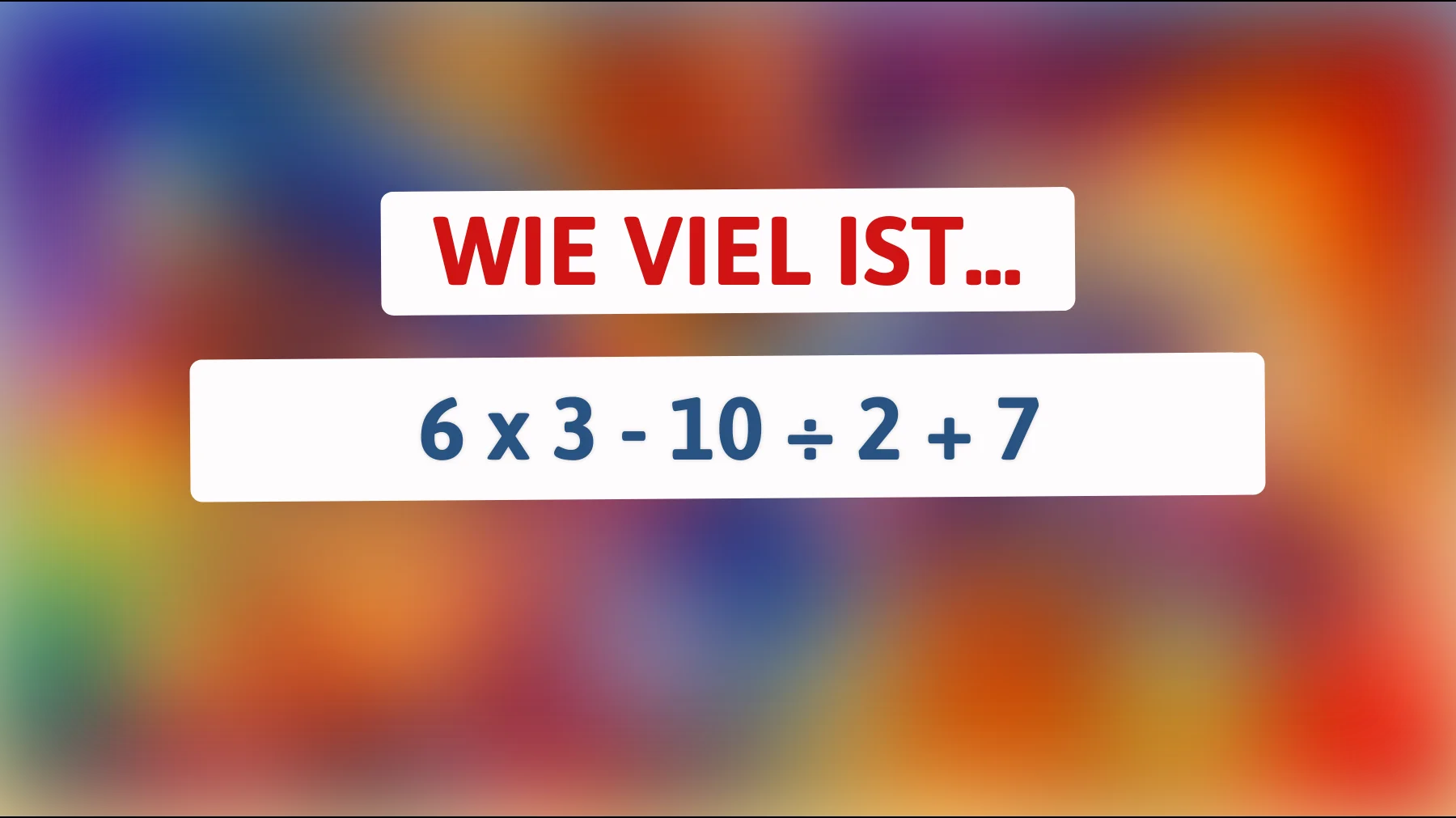 Du wirst es nicht glauben: Nur die hellsten Köpfe schaffen es, diese mathematische Herausforderung zu knacken - Traust du dich?"