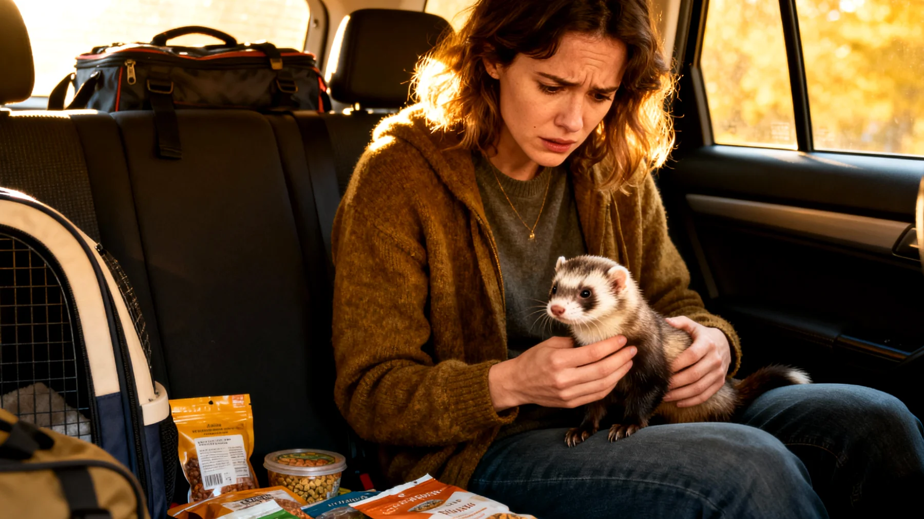 Frettchen benötigen während einer Reise eine spezielle Ernährung, die leicht verdaulich ist und Stress reduziert, aber viele Besitzer wissen nicht, welche Futtermittel sich für unterwegs eignen und wie man Fütterungszeiten am besten anpasst"