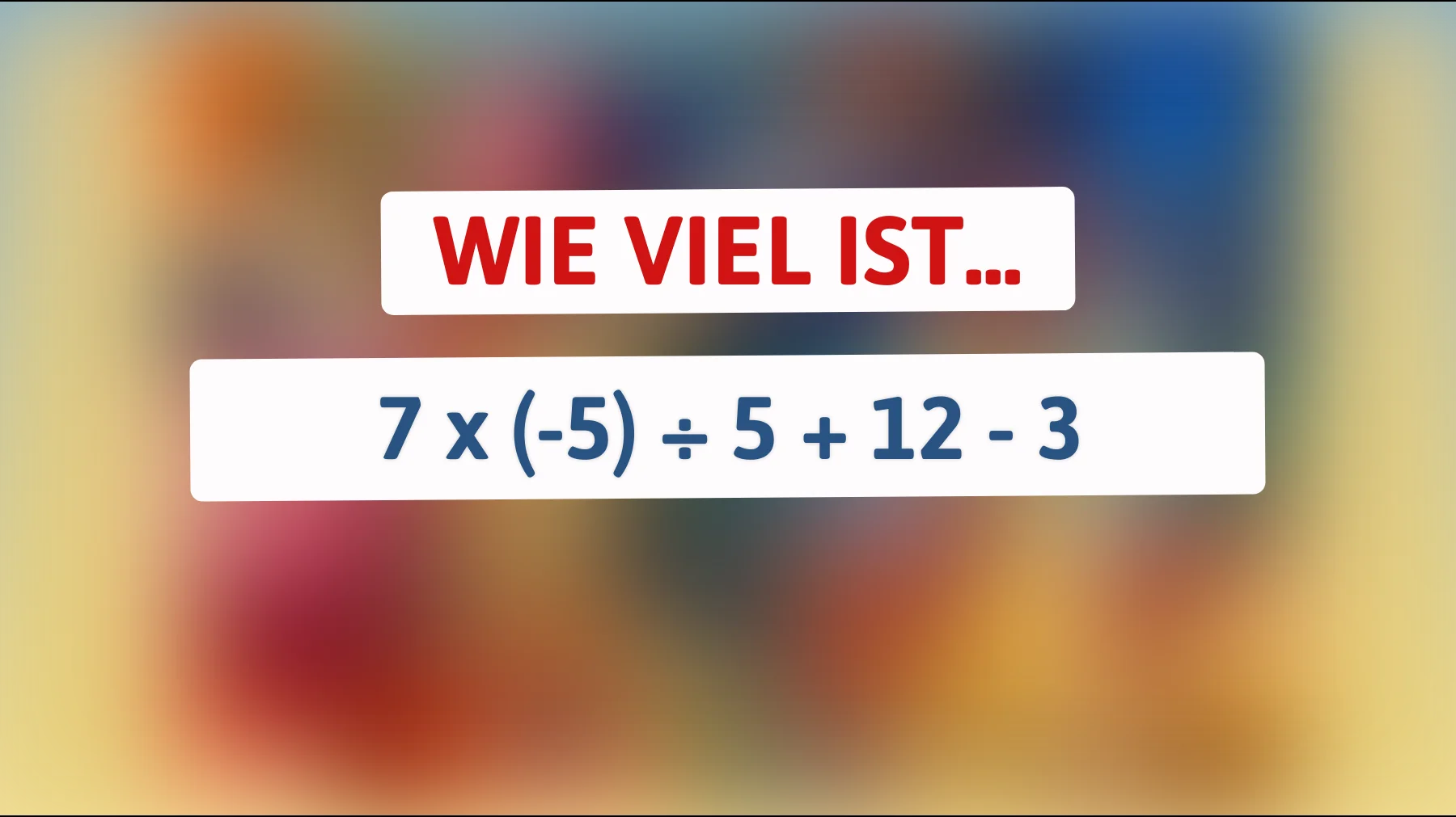 Kannst du dieses scheinbar einfache Mathe-Rätsel lösen, das nur 1% der Menschen knacken können? Teste dein Können!"