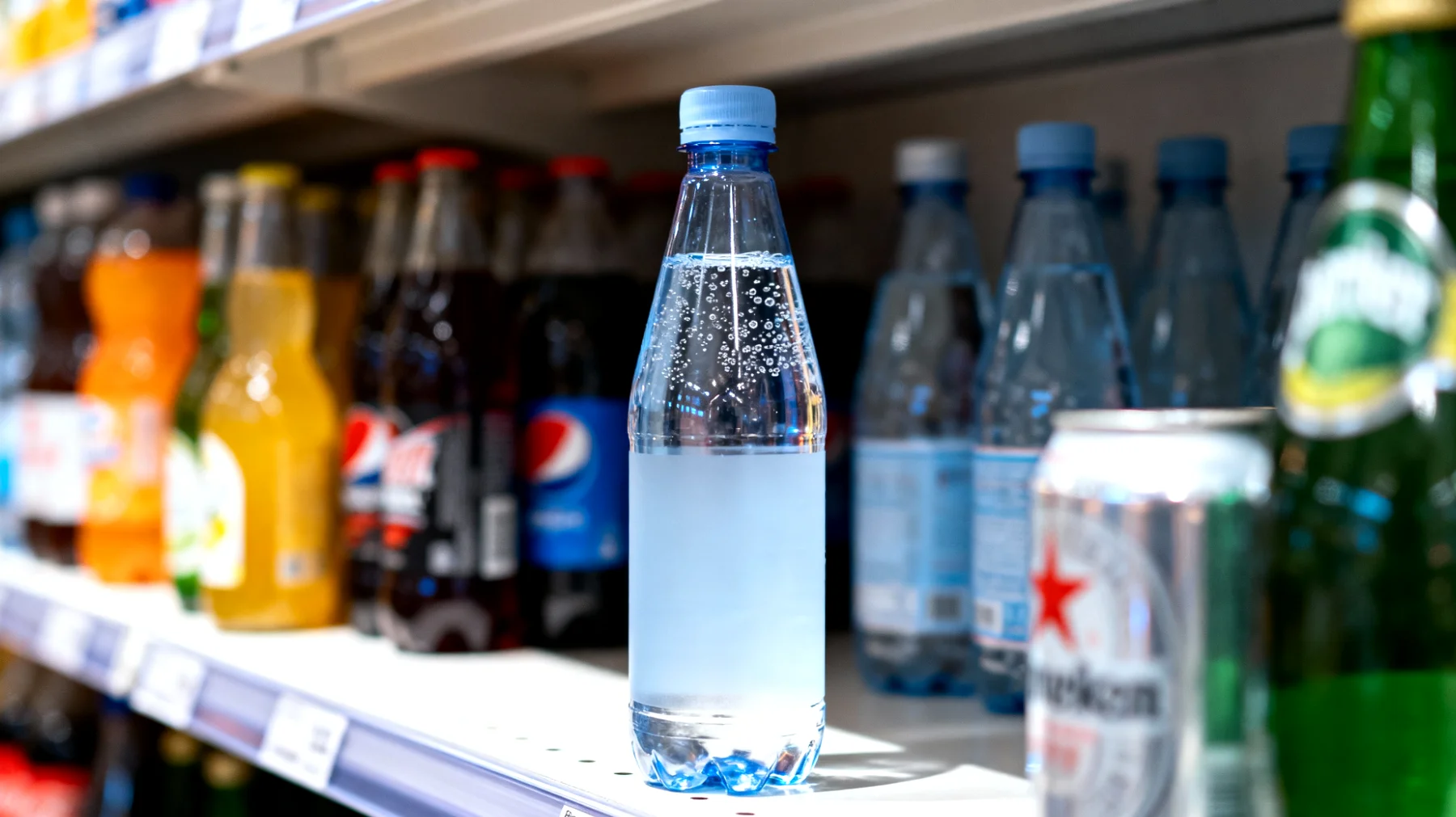 Mineralwasser mit Kohlensäure"