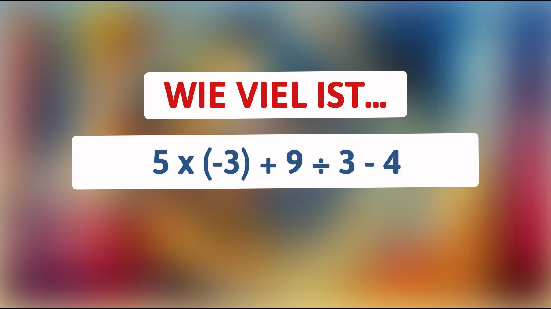 Nur 1 % der Menschen kann dieses überraschend einfache Mathe-Rätsel sofort lösen! Bist du dabei?"