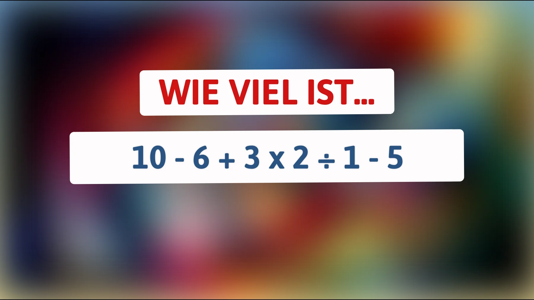 Nur 1% der Menschen können dieses mathematische Rätsel lösen: Bist du dabei?"