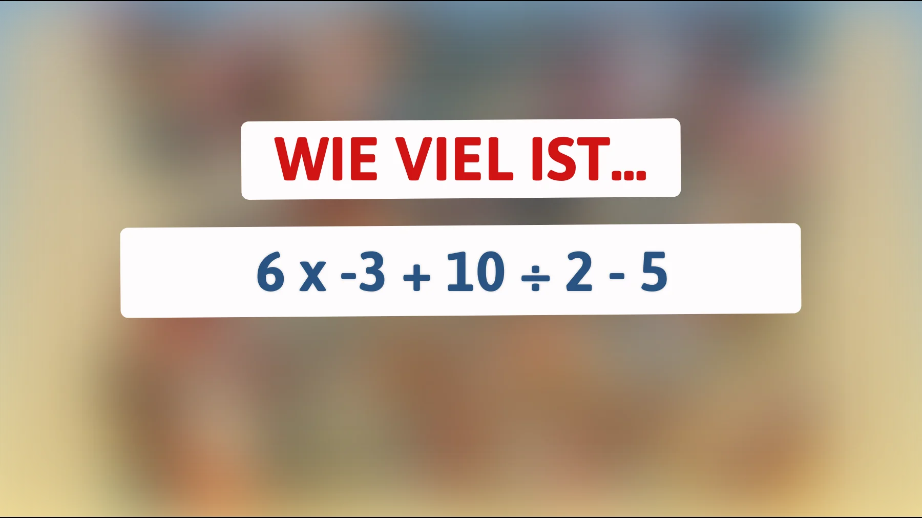 Teste dein Genie: Kannst du diese mathematische Herausforderung knacken?"