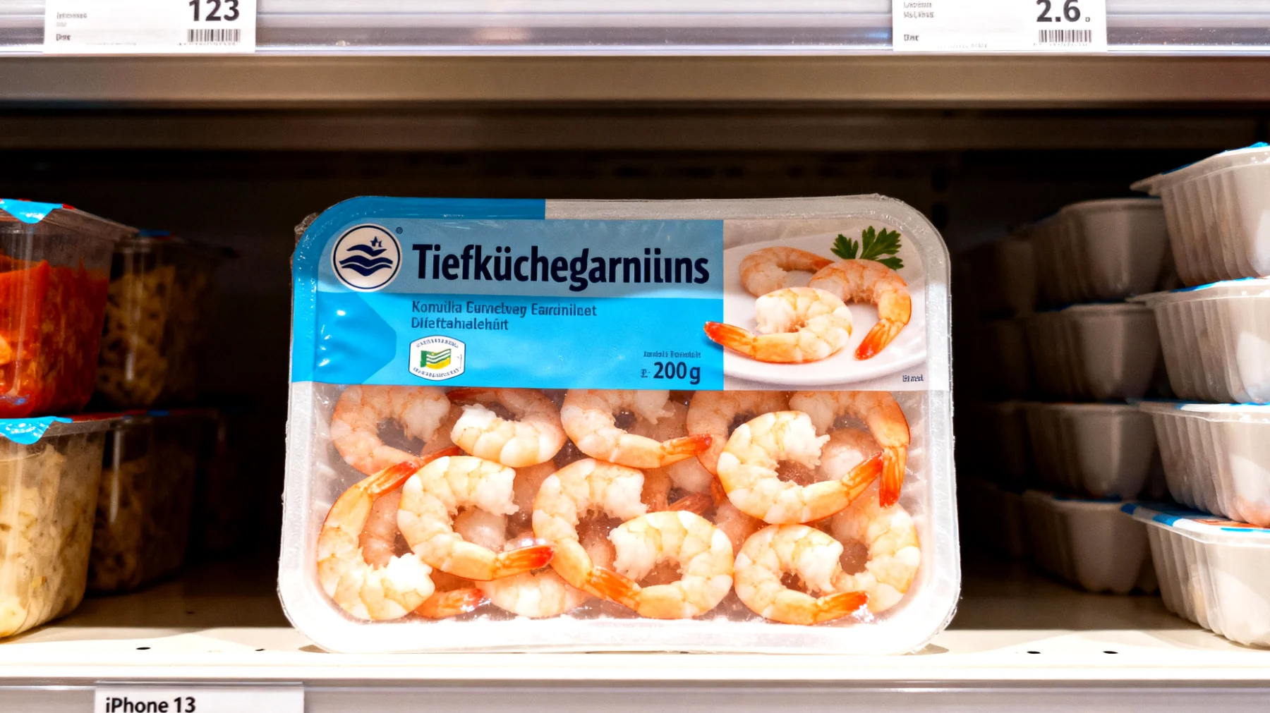 Tiefkühlgarnelen"